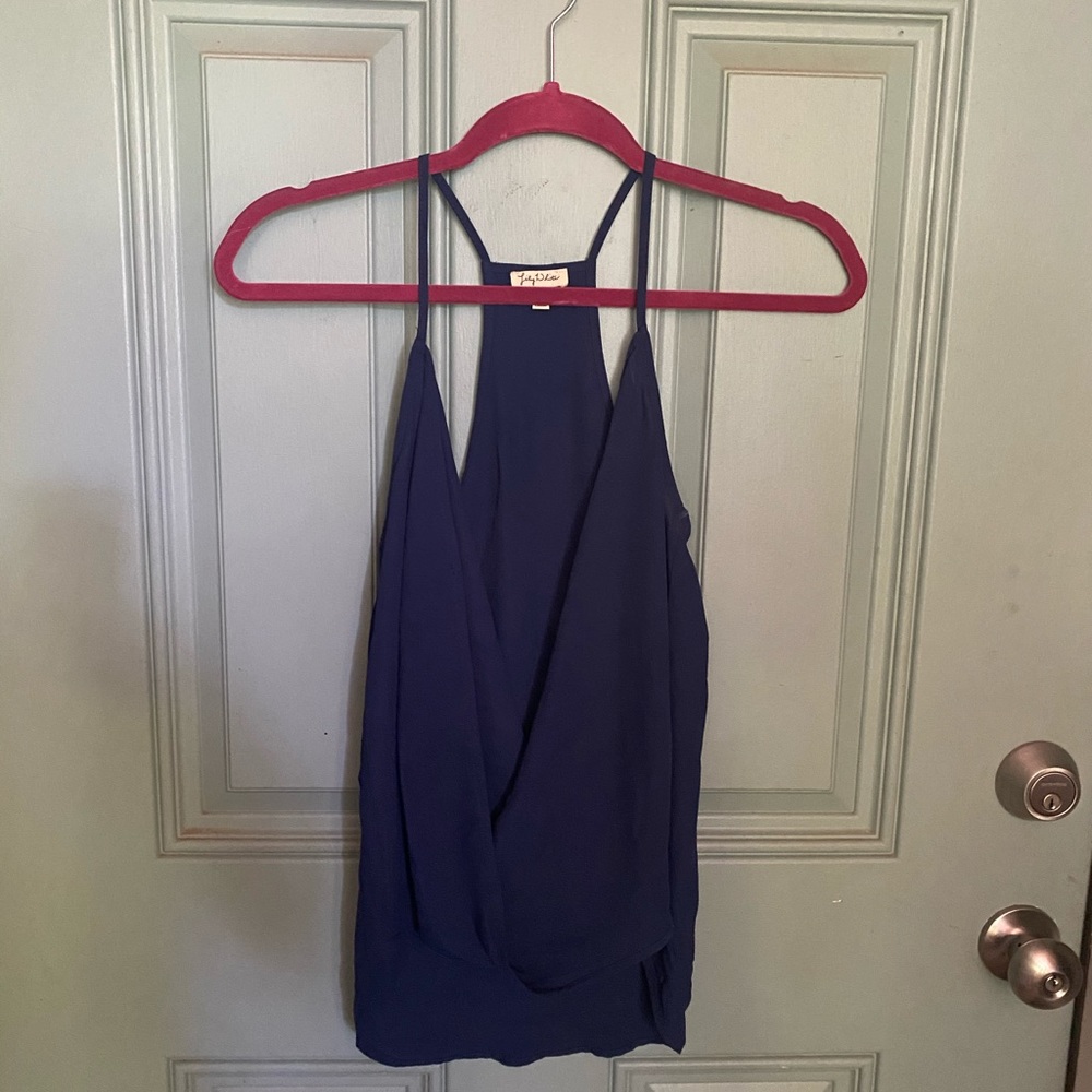 blue tank